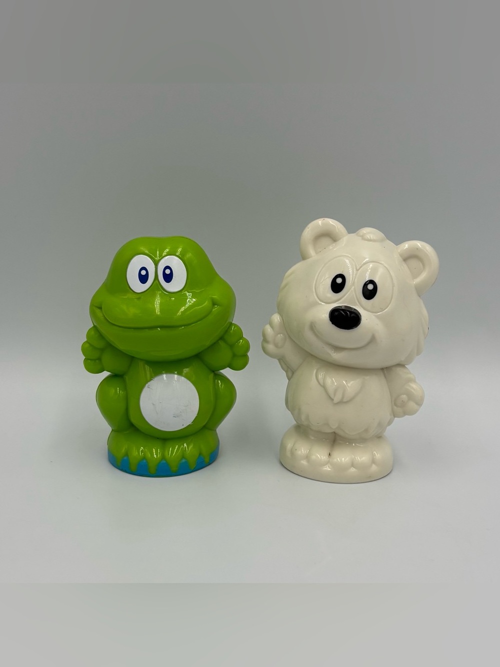 RARE Vintage Y2K Vtech Smartville Alphabet Train Frog + Polar Bear Toy Lot Zoo